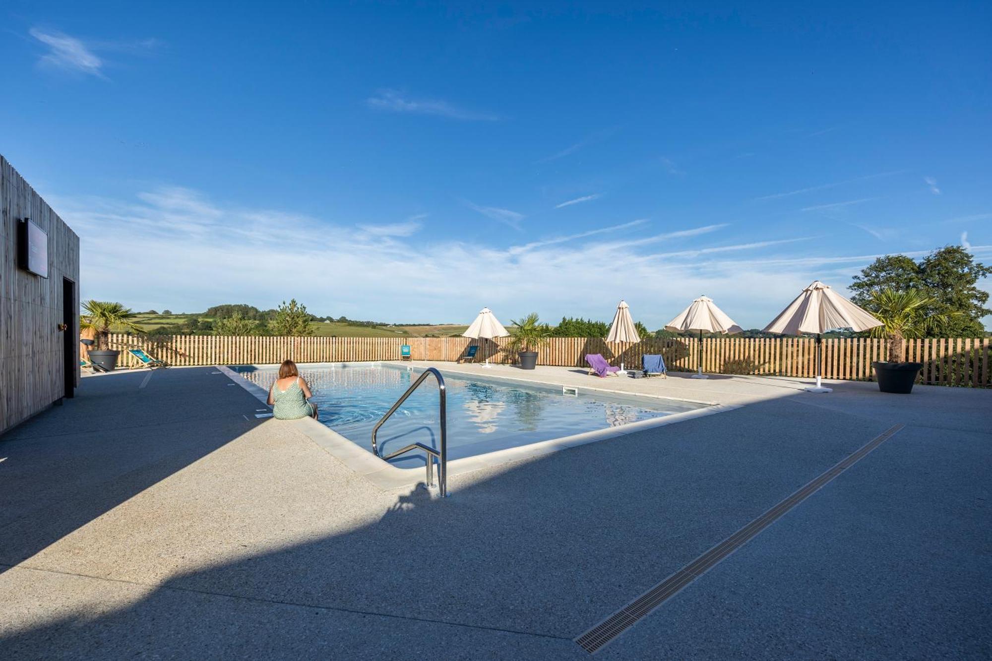 Camping Domaine Saane Et Mer 基贝维尔 外观 照片