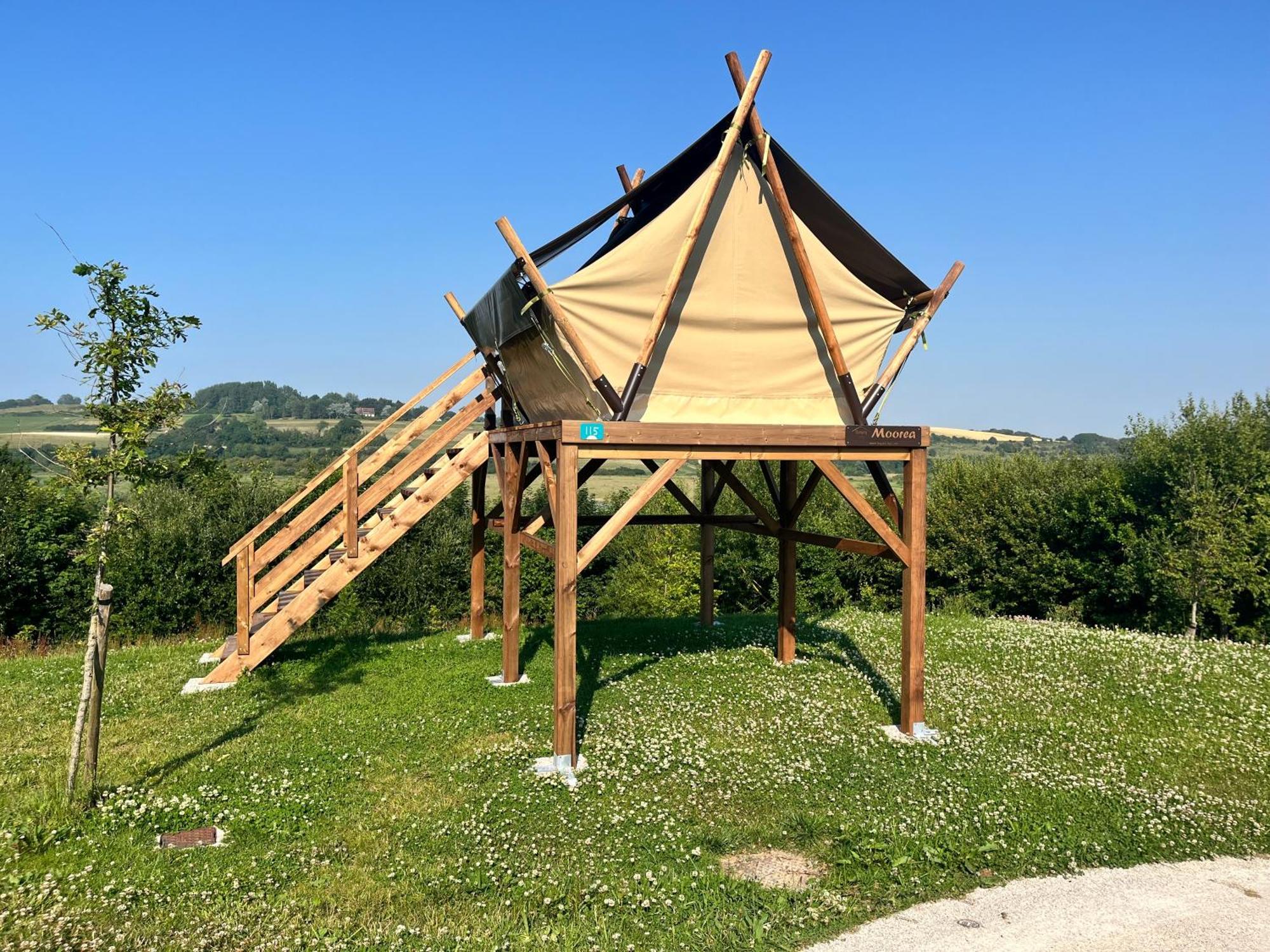Camping Domaine Saane Et Mer 基贝维尔 外观 照片